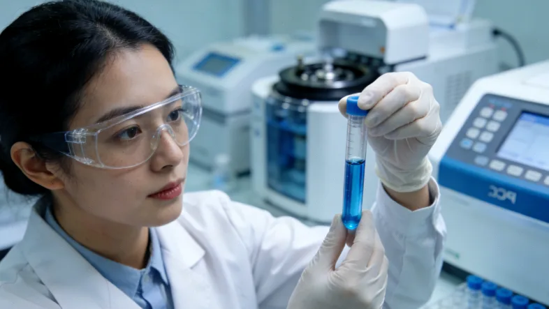 医生与患者家属沟通基因检测方案的场景