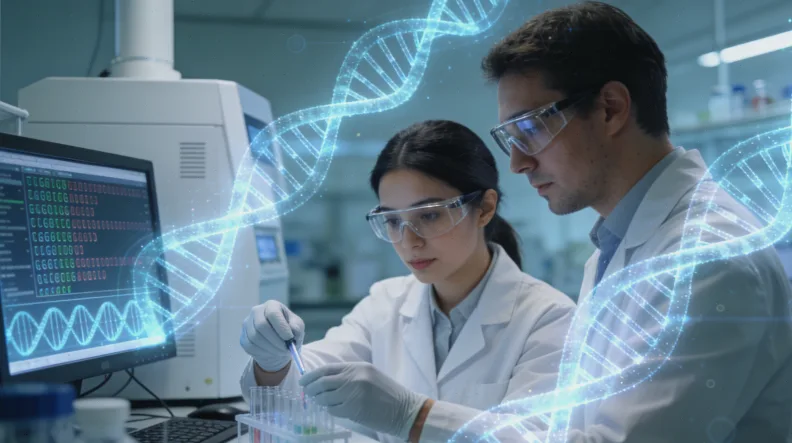 病理切片与基因测序数据对比示意图