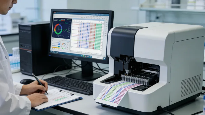 医生与患者沟通基因检测报告的场景