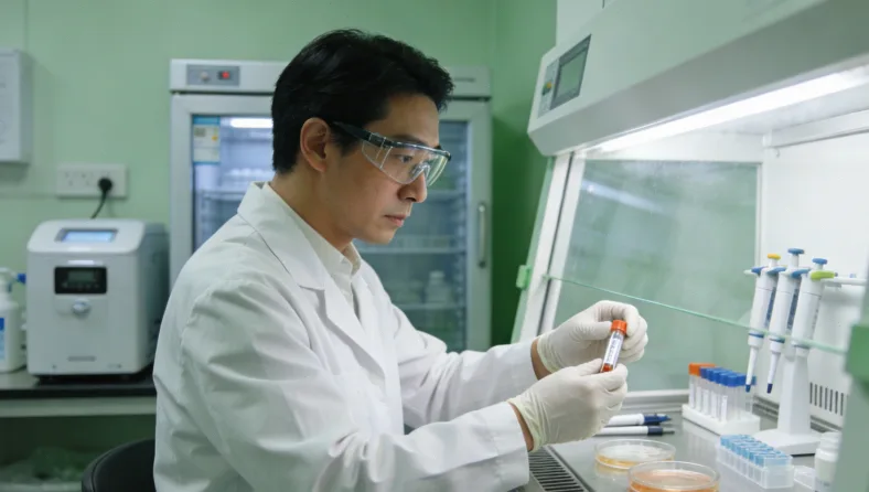 不同基因检测技术（PCR与NGS）原理对比图