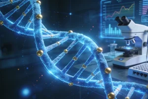 基因检测报告局部特写，突出“临床意义未明”字样