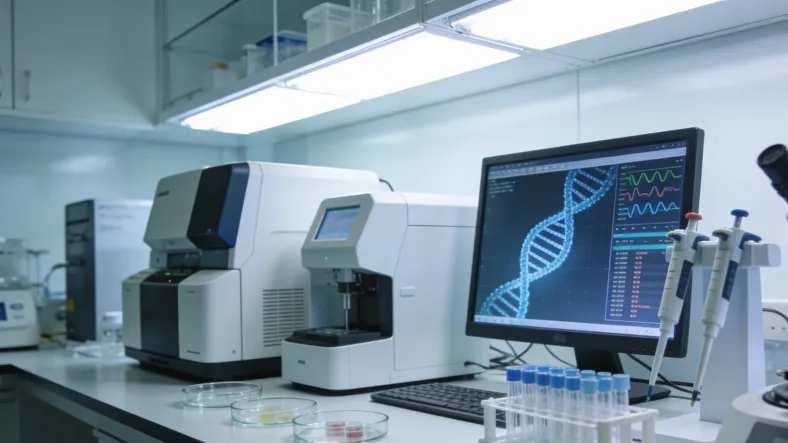 患者手持药片与检测报告,面露疑虑