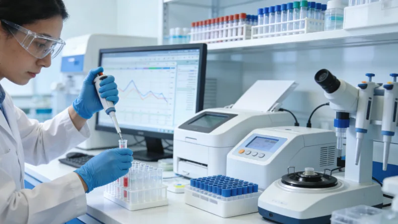 肺癌EGFR基因突变与靶向药物作用机制图