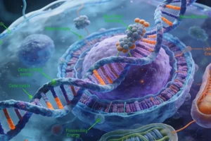 基因检测报告局部特写，突出TMB数值