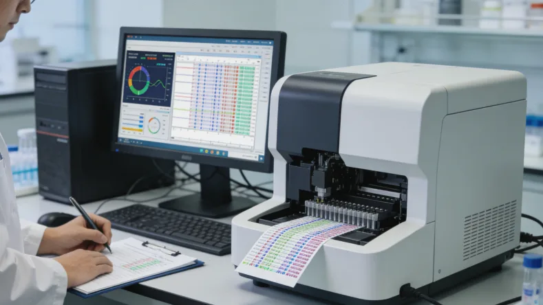 临床遗传咨询师进行专业讲解的示意图