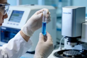 医生在超声引导下进行肿瘤穿刺活检操作