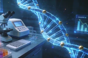 医生在病房与术后患者沟通场景