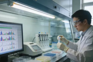 医生与老年患者及家属沟通病情