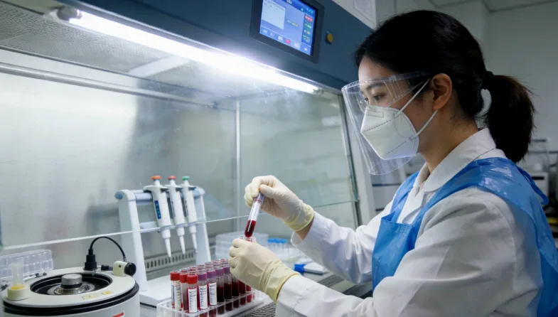 靶向药作用机制示意图：精准打击癌细胞