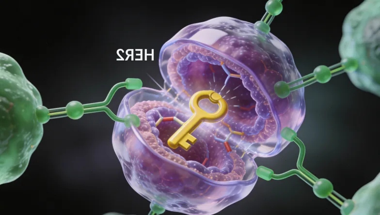 医生与康复患者查看五年复查报告