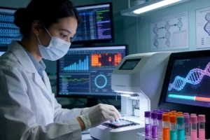 CT影像显示肺结节与结核病灶并存