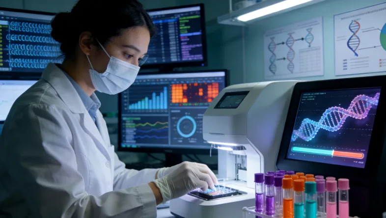 CT影像显示肺结节与结核病灶并存