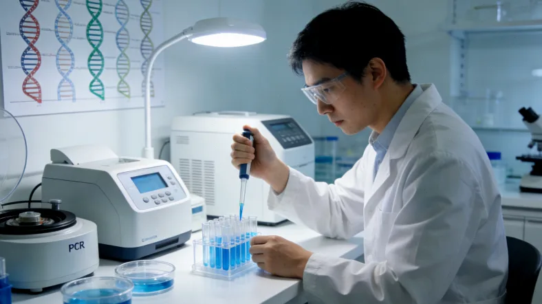 组织病理蜡块与血液样本对比图