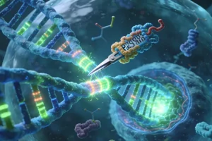 肺癌组织活检穿刺示意图