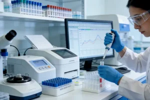 医生与患者沟通骨转移CT影像