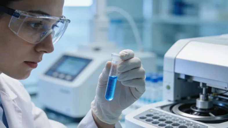 医生与年轻女性患者沟通病情示意图