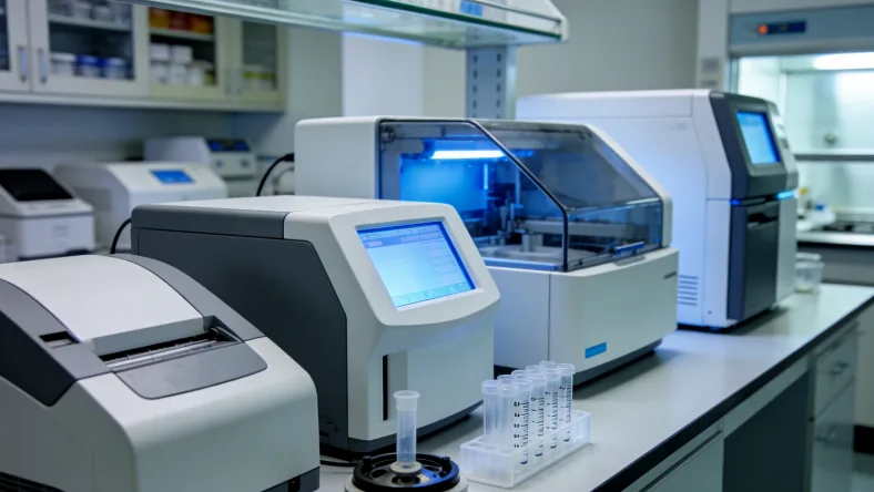 医生向患者解释基因检测报告示意图