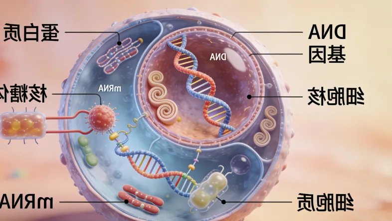 医生与患者共同查看基因检测报告示意图