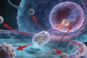 医生与患者在手绘治疗方案前沟通