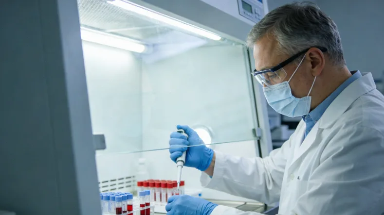 乳腺癌病理切片IHC染色示意图