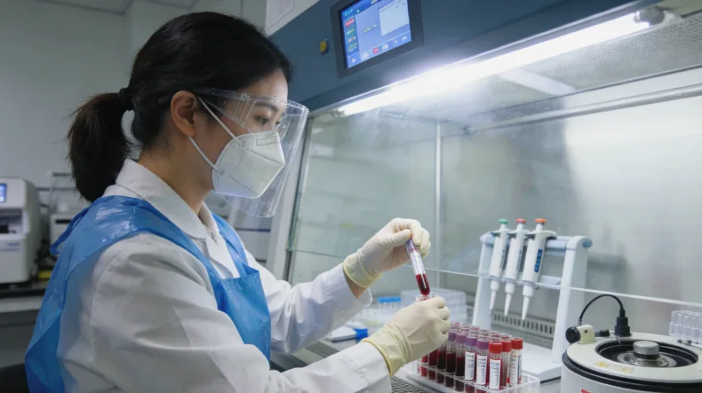 石蜡包埋组织块与病理切片示意图