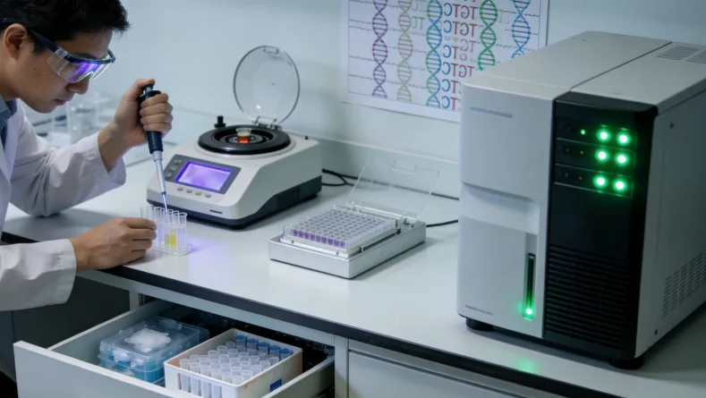 医生与患者沟通靶向治疗方案的场景