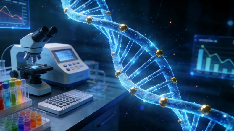 标准厚度（4-5微米）与过厚过薄切片对比示意图