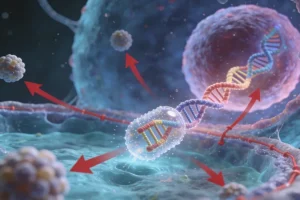 病理医生在显微镜下评估组织切片质量