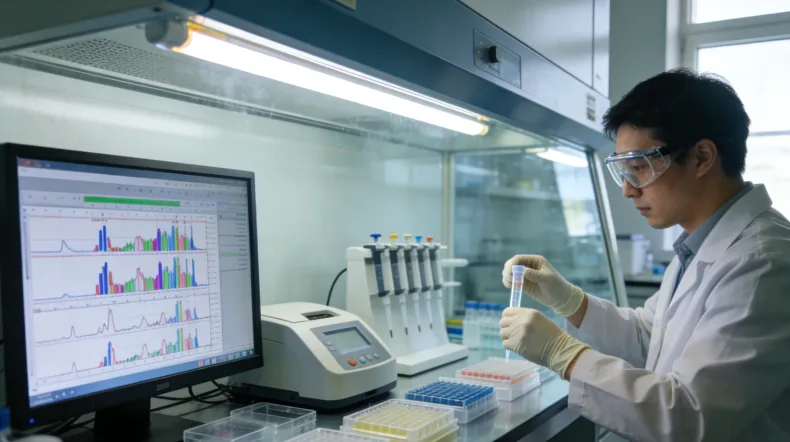 医生与肿瘤患者讨论BRCA检测报告