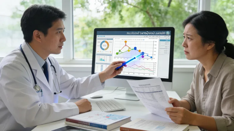 BRCA基因检测报告示意图