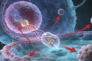 BRCA基因修复DNA双链断裂示意图