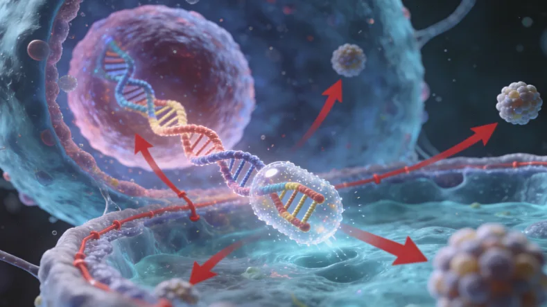BRCA基因修复DNA双链断裂示意图