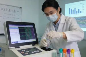 医生与患者沟通基因检测报告的场景