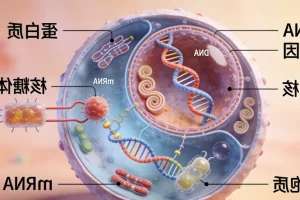一位患者正在医生办公室查看NGS检测报告