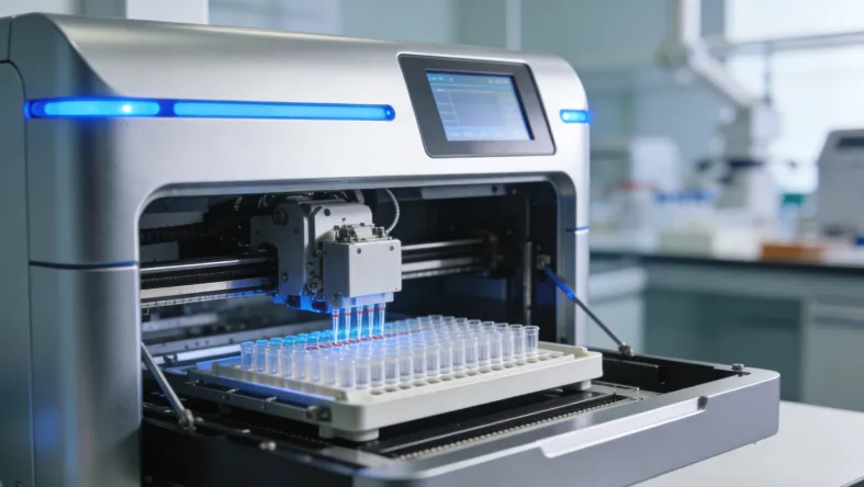 患者手持NGS报告与医生沟通的诊室场景