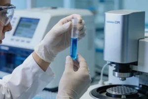 传统影像学与MRD分子监测灵敏度对比示意图