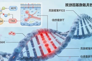 ALK基因融合与靶向药物作用机制示意图