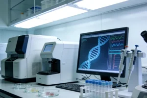 医生与患者沟通基因检测报告的场景