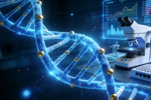 肺癌基因检测实验室工作流程示意图