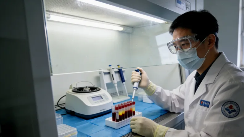 手术切除肺癌标本与穿刺组织条对比实物图