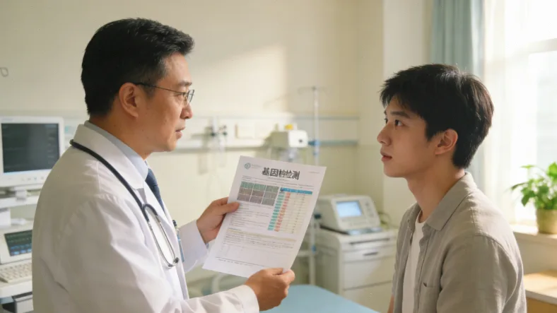 实验室技术人员进行血液样本检测分析