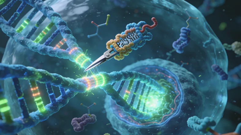 劳拉替尼分子结构及其穿透血脑屏障示意图