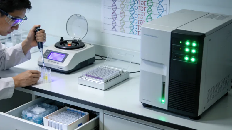 组织活检与液体活检示意图对比