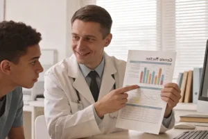 EGFR-TKI耐药后出现T790M突变示意图