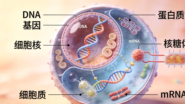 EGFR原发突变与T790M突变作用机制示意图