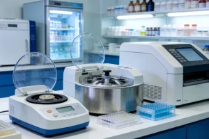 医生与患者讨论胸水检测报告