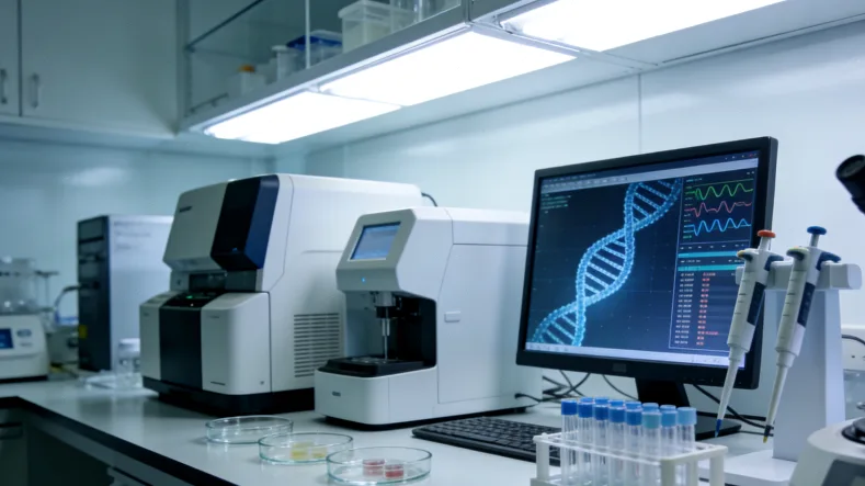 组织活检与液体活检（抽血）流程对比图