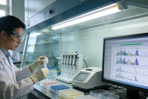 EGFR-TKI耐药后肿瘤进展的CT影像对比图