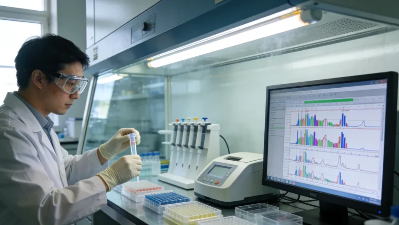 EGFR-TKI耐药后肿瘤进展的CT影像对比图