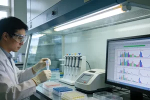 MSI检测报告示意图，突出MSI-H结果